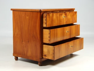 Small antique Biedermeier cherry chest of drawers