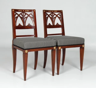 Zwei antike Stühle Friedrich Gottlob Hoffmann