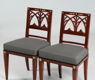 Zwei antike Stühle Friedrich Gottlob Hoffmann