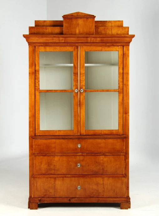 Antiker Bücherschrank, Vitrine, Birke, Biedermeier um 1830 - Norddeutschland
Birke
Biedermeier um 1830
 