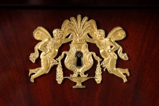 Empire Ormolu feuervergoldete Bronze Paris