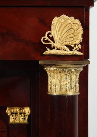 Empire Ormolu feuervergoldete Bronze Paris