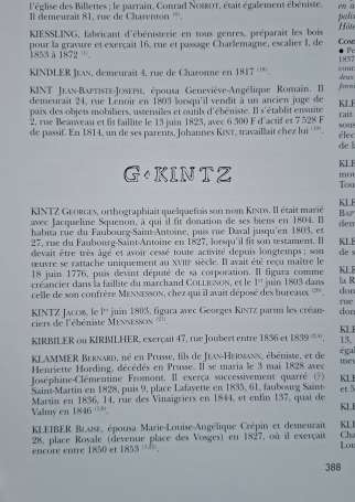 Secrétaire estampillé G.KINTZ