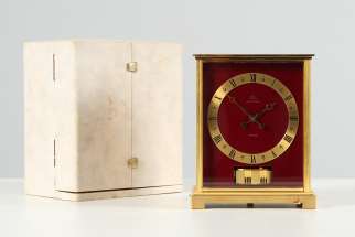 Atmos Tisch-Uhr von Jaeger LeCoultre mit originaler Box