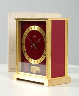 Atmos Tisch-Uhr von Jaeger LeCoultre mit originaler Box