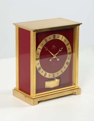 Atmos Tisch-Uhr von Jaeger LeCoultre mit originaler Box