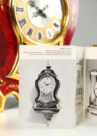 Originale Atmos Wanduhr von Jaeger LeCoultre im Stile des 18. Jahrhunderts