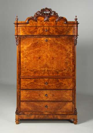 Louis Philippe secretary walnut