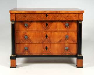 Antike Biedermeier Kommode Kirschholz um 1820