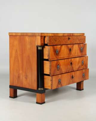 Antike Biedermeier Kommode Kirschholz um 1820