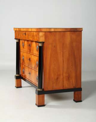 Antike Biedermeier Kommode Kirschholz um 1820