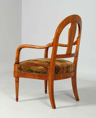 Antiker Biedermeier Sessel Kirsche um 1830