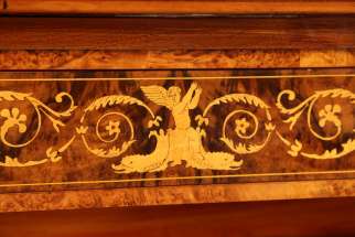 Antique writing desk with a secret compartment