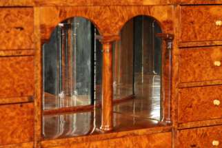 Antique writing desk with a secret compartment