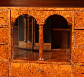 Antique writing desk with a secret compartment