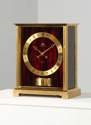 Horloge de bureau Atmos rare de Jaeger-LeCoultre, datant de 1977