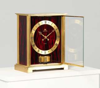 Horloge de bureau Atmos rare de Jaeger-LeCoultre, datant de 1977