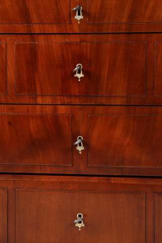 Secrétaire de style Biedermeier en acajou