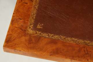 antique embossed leather