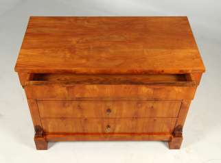 Große antike Biedermeier Kommode Kirsche