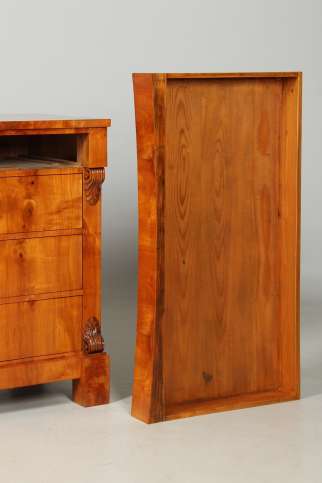 Schublade Große antike Biedermeier Kommode Kirsche
